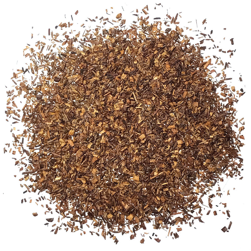 rooibos tea leaves with natural and artifical flavors