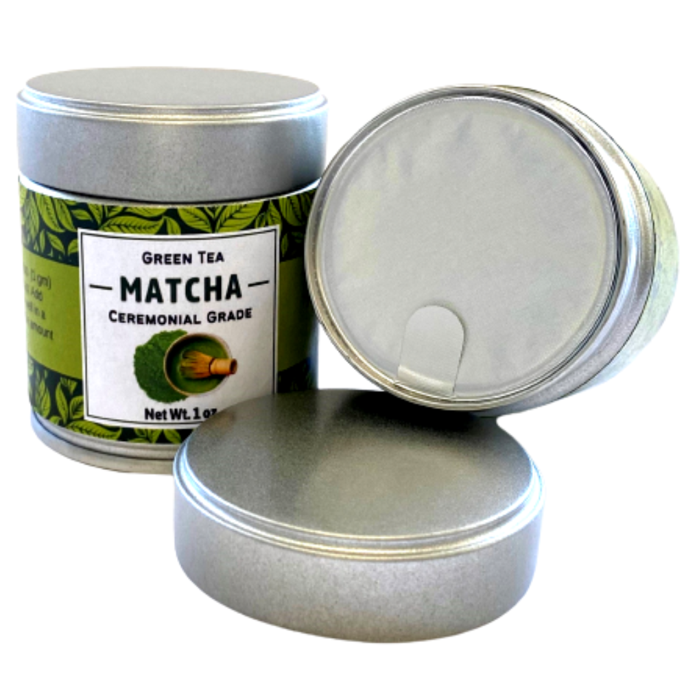 MATCHA 1 OZ. CANISTER WITH LABEL