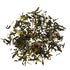 China panfired green tea, peach pieces, marigold petals, with peach flavor