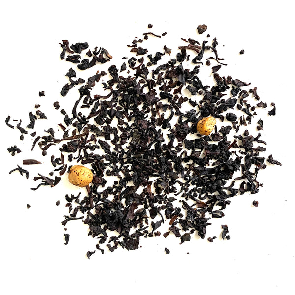 Black tea with Natural Caramel flavor.&nbsp;Allergens - caramel / soy.