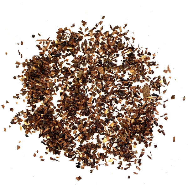 Organic Honey Bush, Organic Cinnamon, Organic Ginger, Organic Cardamom, with Natural and Artificial flavors.