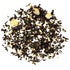 Flavored Black Tea with Shredded Coconut, Almond Pieces, Chocolate Pieces, Vanilla, with Caramel flavoring.